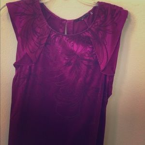 Elie Tahari Silk Fushia Blouse